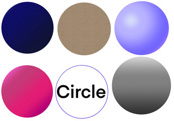 circle icon set,flat design style. colorful organic round blot circle speech.set of cycle gradient blob bubble art- illustration