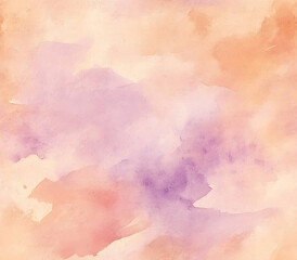 Obraz premium 4. Light and airy watercolor textures with soft peach and lavender tones, perfect for a soothing backdrop 