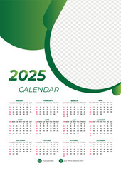  2025 calendar template