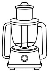 Food Processor vector silhouette