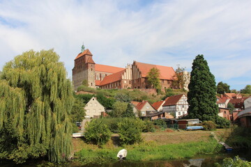 Blick auf  Dom St. Marien in Havelberg
