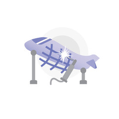 stock icon for creating an airplane fuselage