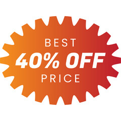 Sale icon badge. Special offer discount tags. Coupon shape templates design. Cyber monday sale discounts. Black friday shopping icons. Best ultimate offer badge. Super discount icons. Vector icons