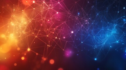 Abstract Digital Network Background