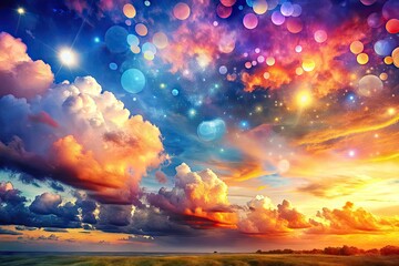 Breathtaking Daytime Cloudscape Showcasing Nature's Beauty Perfect for Wall Art and Spiritual Themes