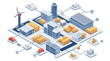 Fototapeta premium graphic resource for logistics