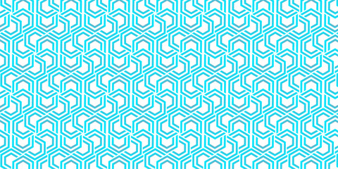 Modern pattern design with geometric shape | Seamless futuristic pattern background design | Luxury wonderful gradient hexagonal pattern design