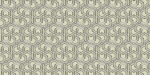 Modern pattern design with geometric shape | Seamless futuristic, texture pattern background design | Luxury gradient hexagonal pattern design