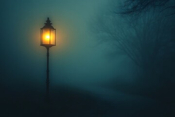 street lamp in the night