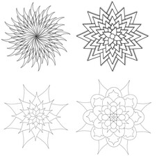 Obraz premium mandala sketch pattern