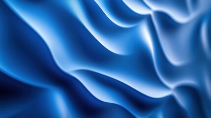 Obraz premium Abstract Blue Wavy Background