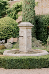 stone garden in the park