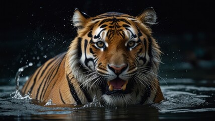 Majestic Tiger in Water