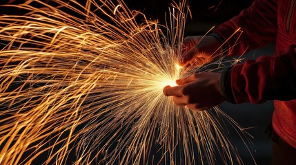 A person using steel wool for cleaning, demonstrating its practical application.