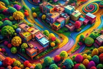 Colorful Abstract Adobe Vectors for Modern Graphic Design and Creative Projects in Digital Art