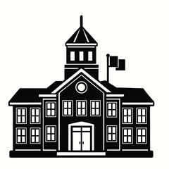 teacher's day silhouette vector isolated on white background 