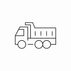 truck cargo icon sign vector