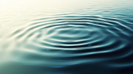 Naklejka premium Abstract blue water ripples.