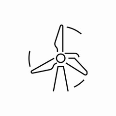 air fan ventilation icon sign vector
