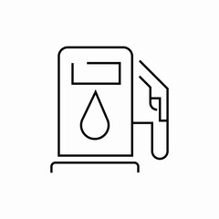 petrol station oil icon sign vector © Nijat