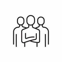 people communication icon sign vector