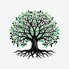 Fototapeta premium Roots Vector Free | Detailed Root System Illustration for Nature, Botanical, and Environmental Design Projects
