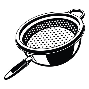 recommend clip art: Sieve vector silhouette