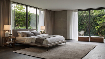 Cozy and welcoming room Generative AI