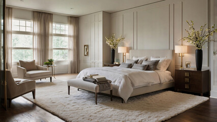 Cozy and welcoming room Generative AI