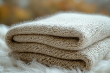 A white blanket with a pile of white powder on it