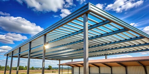 Obraz premium Versatile prefabricated roof purlin for easy installation of roofs in various styles