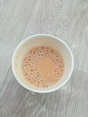 cup of coffee with milk