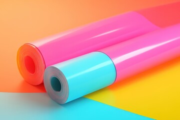 A colorful background with many different colored balls scattered throughout