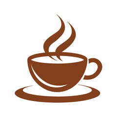 Simple coffee cup logo vector design on a white background for web and print use.
Minimalist coffee cup logo vector for branding, print, and digital designs.