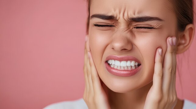 Woman Experiencing Severe Toothache Pain