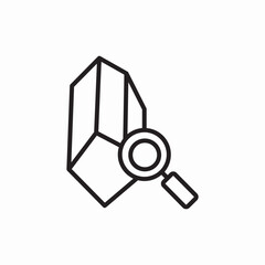 search map icon sign vector