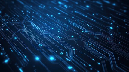 Obraz premium Abstract Circuitry Pattern