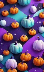 halloween seamless background