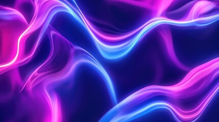 Obraz premium Abstract Neon Waves
