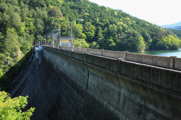 Fototapeta premium 岡山県津山市 黒木ダム