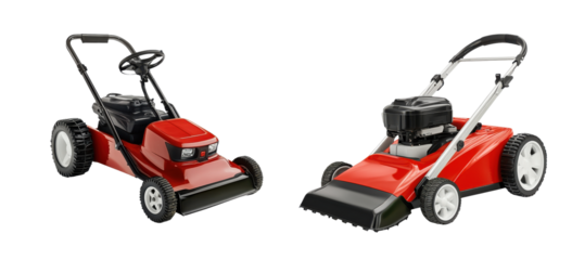 Set of Lawn Mower | Isolated on Transparent Background