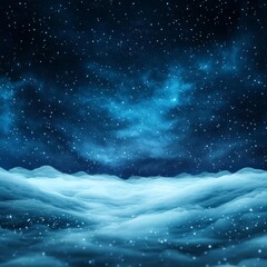 Fototapeta premium Night sky, fog swirling around stars, cosmic atmosphere, 3D illustration