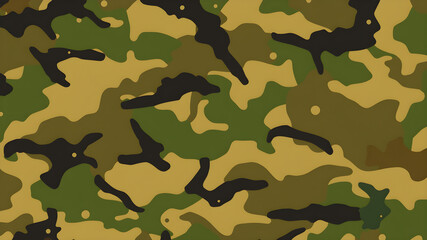 Fototapeta premium Texture and background of camouflage. Generative AI