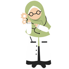 Muslim Woman Doctor