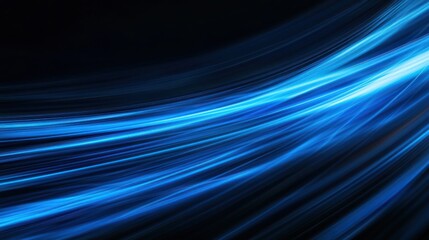 Abstract Blue Light Streaks