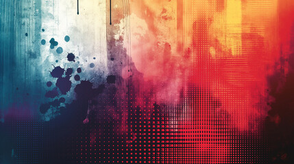 Colorful abstract digital art background with vibrant texture and modern artistic design elements