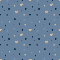 Circles, dots, rings, seamless wallpaper. Colorful background with hand-drawn circles.