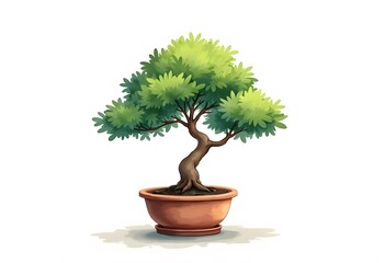 Bonsai in pots for home decoration

