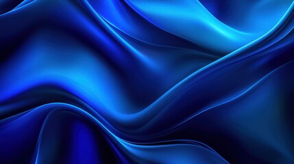 Obraz premium Abstract Blue Waves