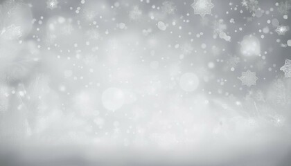 abstract white and gray snow blur background.